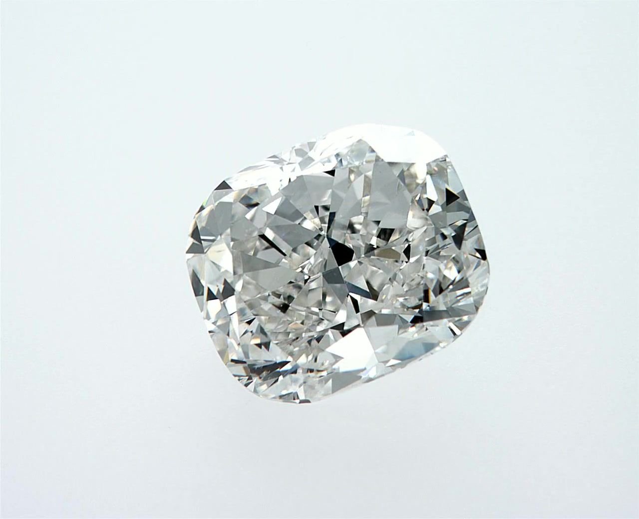 5.14ct F VVS2 Very Good Cut Cushion Diamond