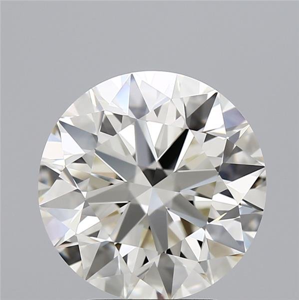 4.02ct J VVS2 Excellent Cut Round Diamond