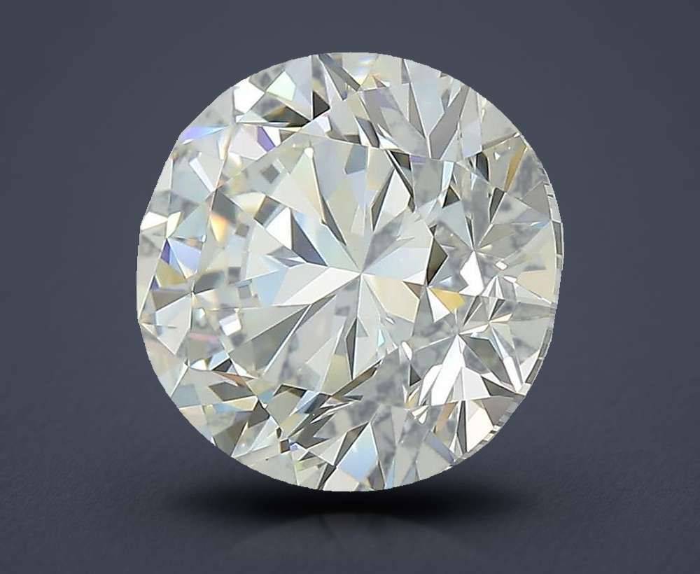 3.69 Carat Round Lab Diamond