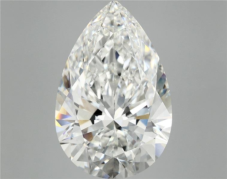 10.67ct F VVS2 Rare Carat Ideal Cut Pear Lab Grown Diamond