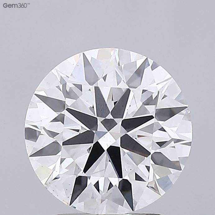 2.38ct D VS2 Rare Carat Ideal Cut Round Lab Grown Diamond