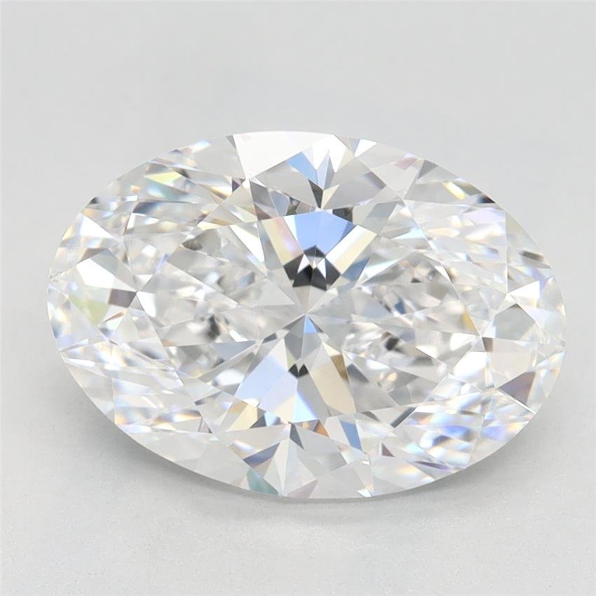 2.62ct D VVS1 Very Good Cut Oval Lab Grown Diamond