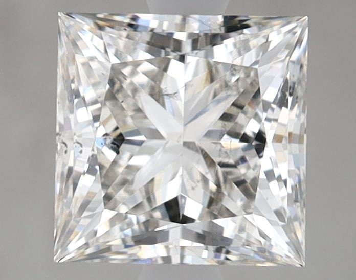 1.89ct H SI2 Rare Carat Ideal Cut Princess Lab Grown Diamond