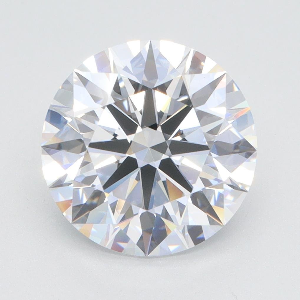 3.64ct F VVS1 Rare Carat Ideal Cut Round Lab Grown Diamond