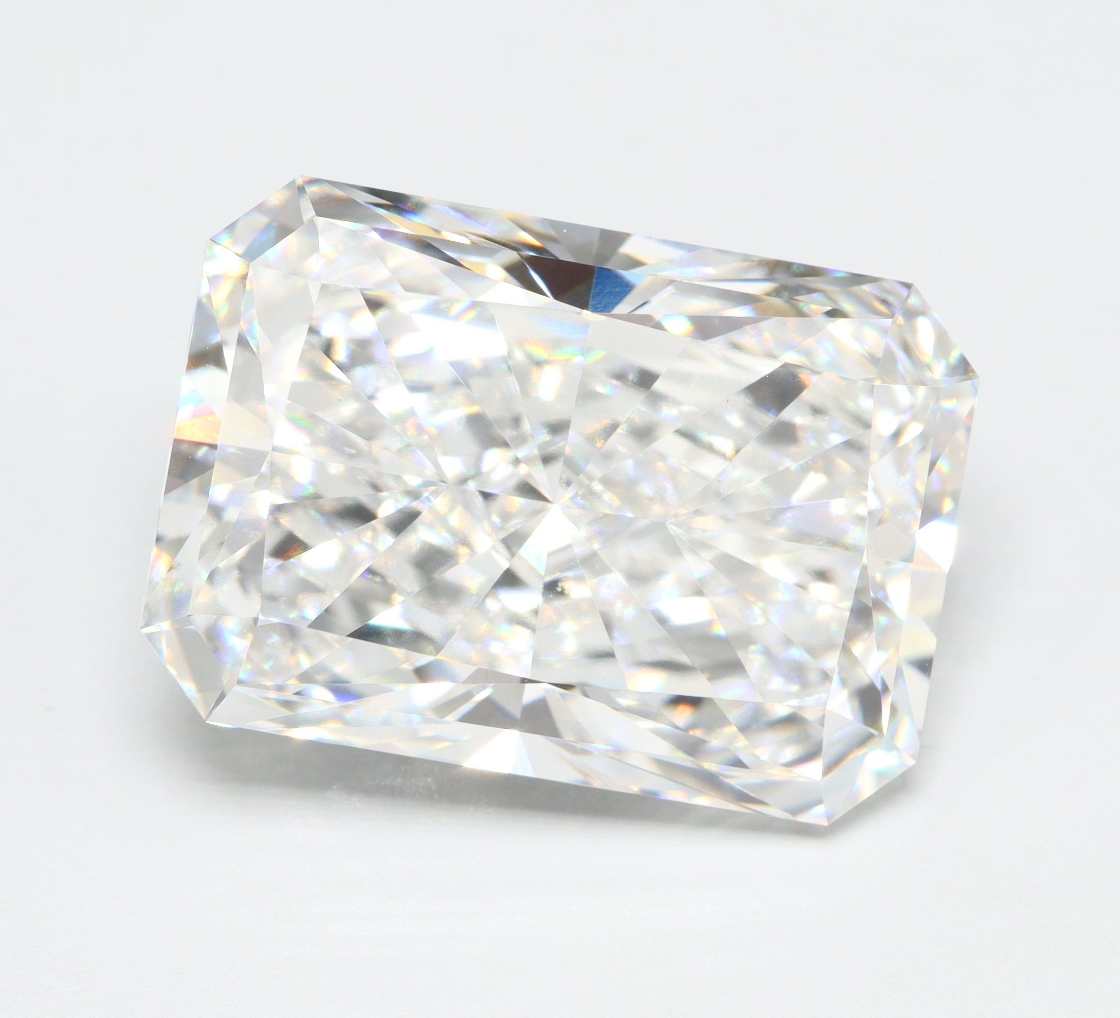 11.48ct E VVS2 Rare Carat Ideal Cut Radiant Lab Grown Diamond