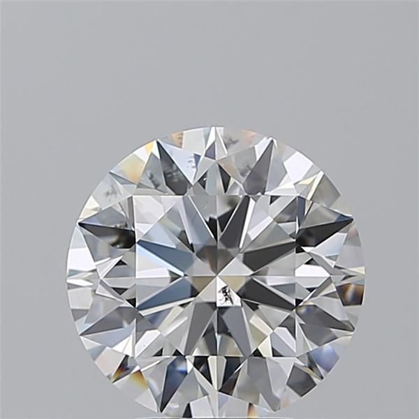 3.32ct F SI2 Rare Carat Ideal Cut Round Diamond