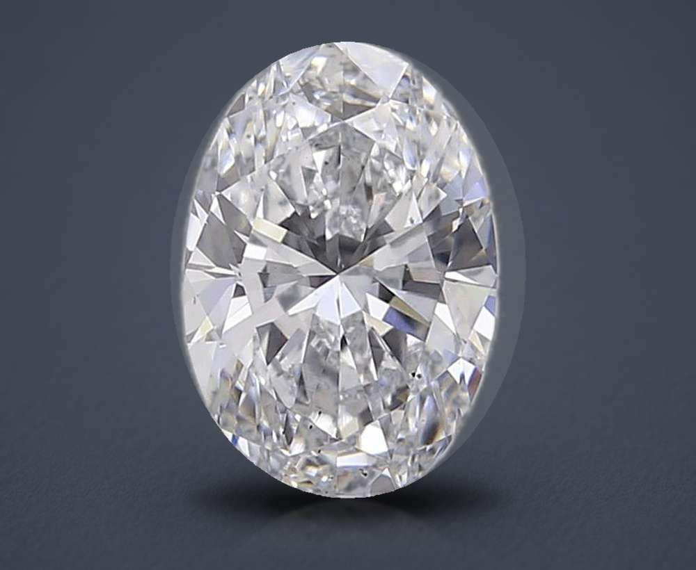 0.63 Carat Oval Lab Diamond