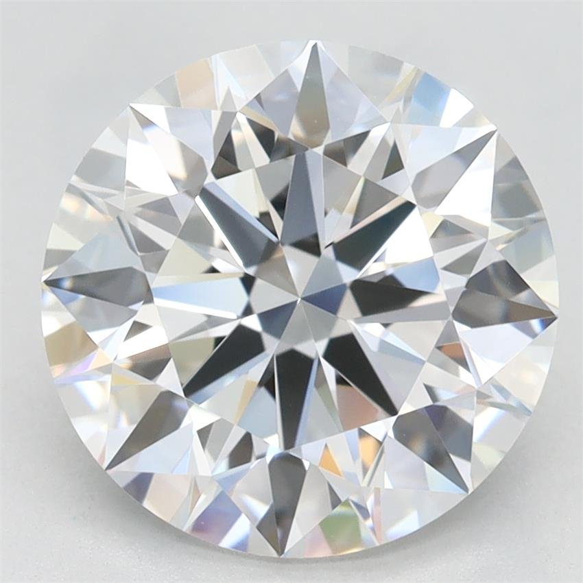 3.12ct E VVS1 Rare Carat Ideal Cut Round Lab Grown Diamond