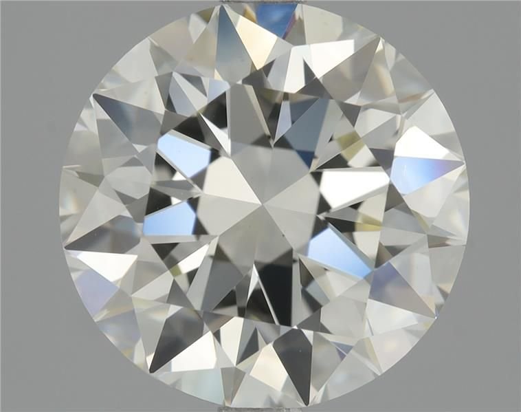 2.70ct K VS1 Rare Carat Ideal Cut Round Diamond