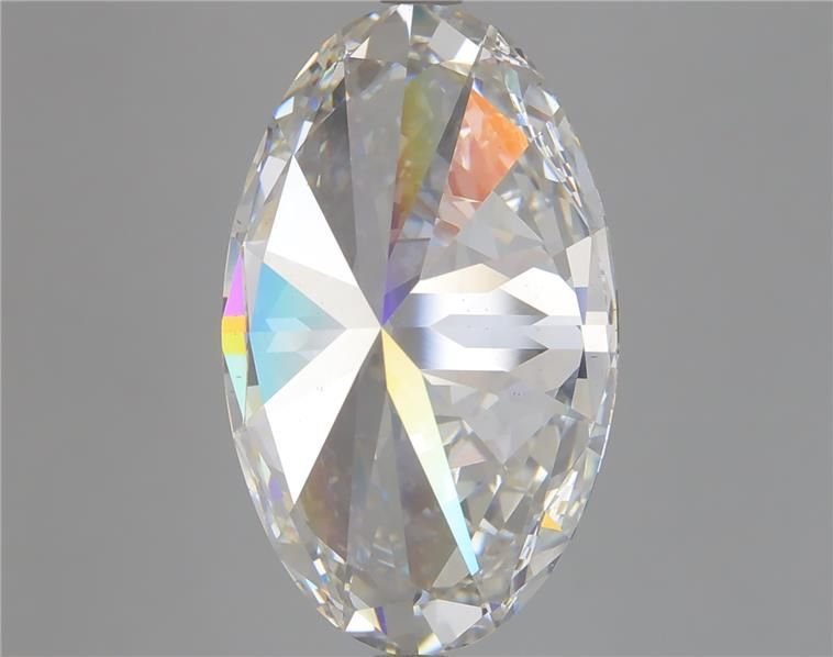 7.67ct H VS1 Rare Carat Ideal Cut Oval Lab Grown Diamond