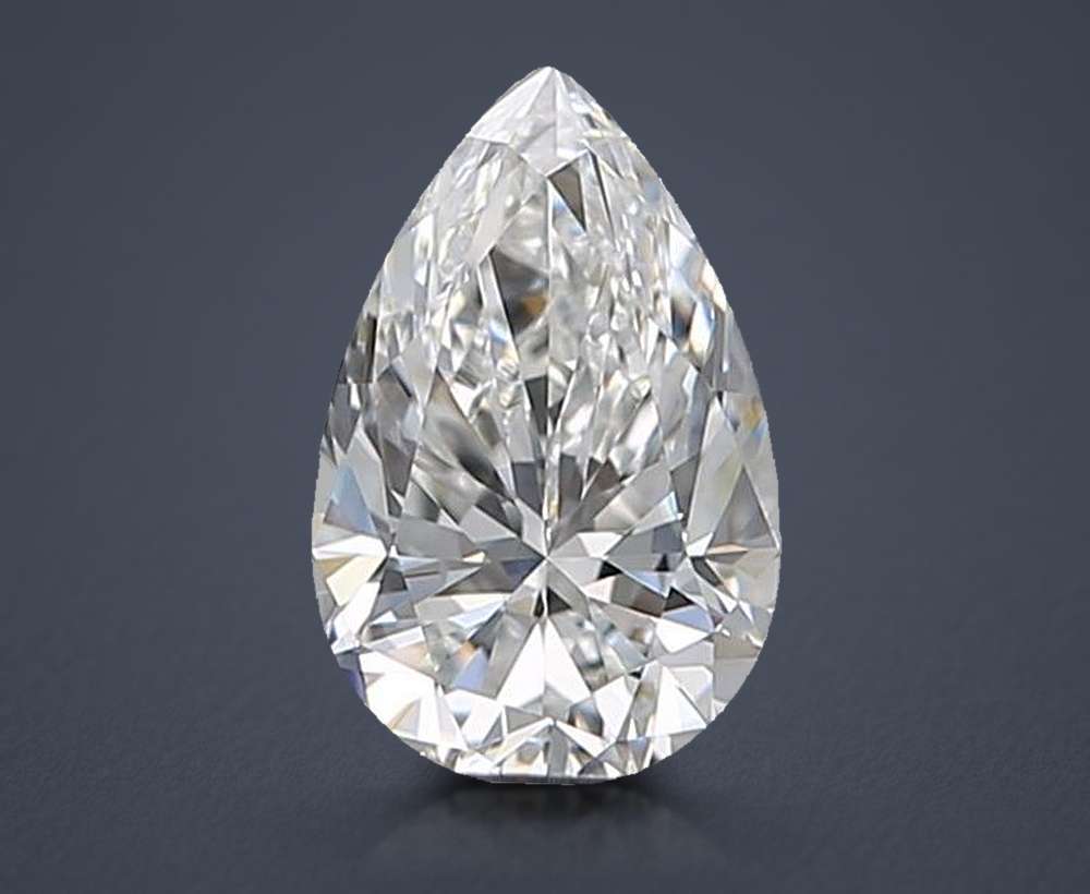 0.50 Carat Pear Natural Diamond