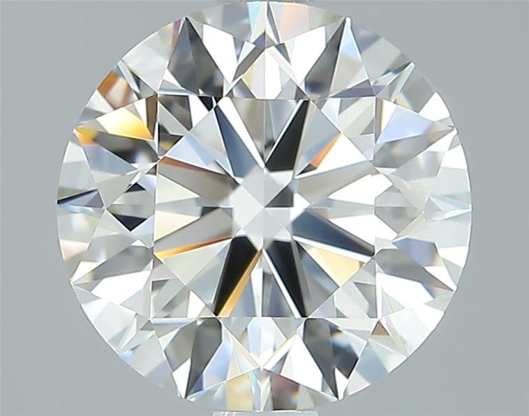 2.19ct J FL Rare Carat Ideal Cut Round Diamond