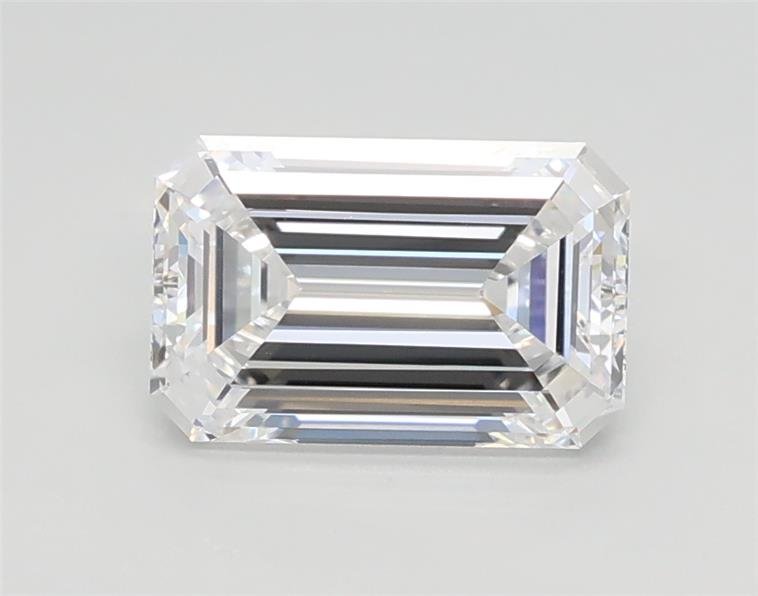 1.01ct D VVS2 Rare Carat Ideal Cut Emerald Lab Grown Diamond