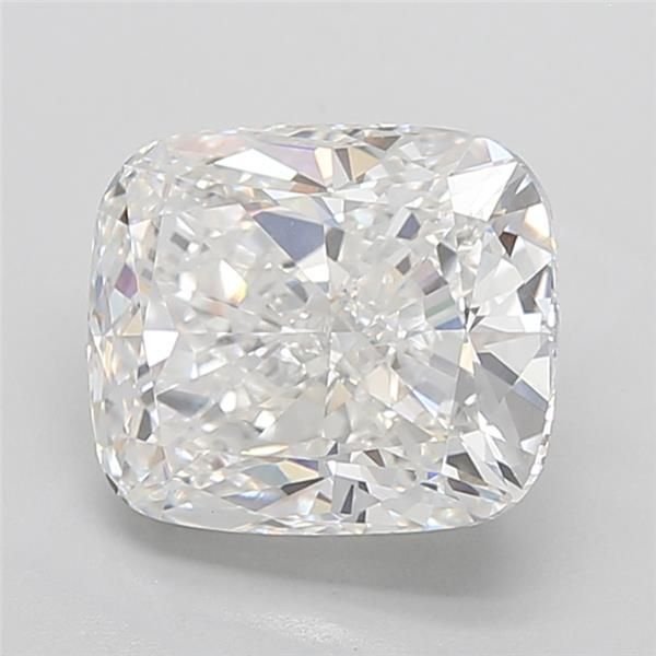 7.04ct E VVS2 Rare Carat Ideal Cut Cushion Lab Grown Diamond