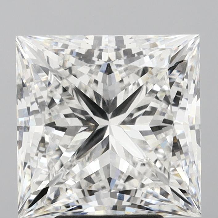 5.63ct E VS1 Rare Carat Ideal Cut Princess Lab Grown Diamond