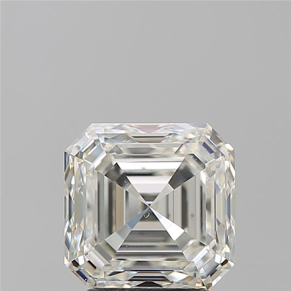 3.01ct J SI1 Excellent Cut Asscher Diamond