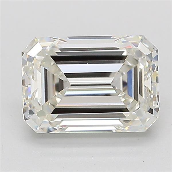 1.57ct H VS1 Rare Carat Ideal Cut Emerald Lab Grown Diamond