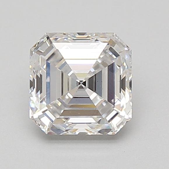 1.28ct D VS2 Rare Carat Ideal Cut Asscher Lab Grown Diamond
