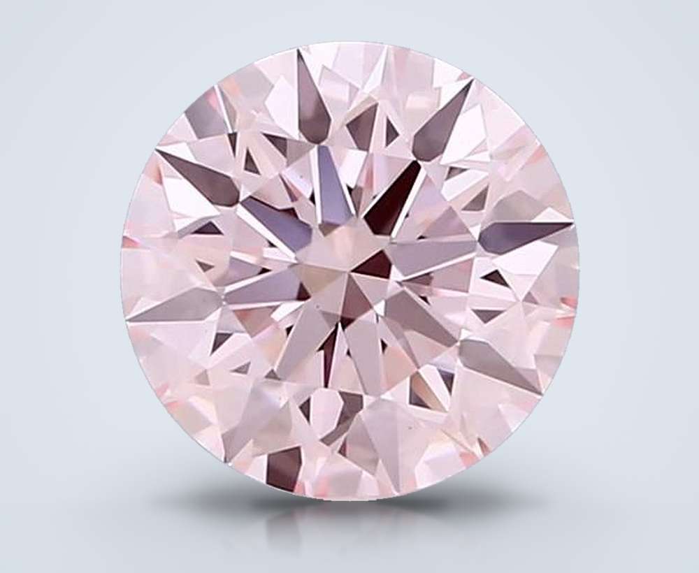 1.50 Ct. Fancy Intense Pink Round Lab Diamond