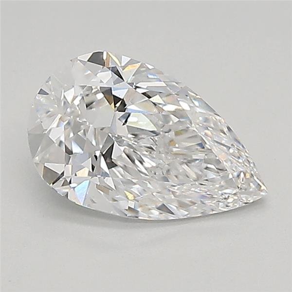 0.98ct D VS1 Rare Carat Ideal Cut Pear Lab Grown Diamond