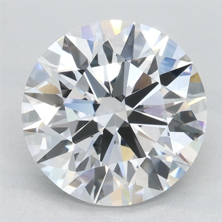 2.58ct D VVS1 Rare Carat Ideal Cut Round Lab Grown Diamond