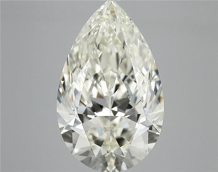 5.24ct I VVS2 Rare Carat Ideal Cut Pear Diamond