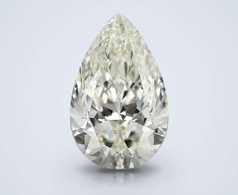 5.24 Carat Pear Natural Diamond