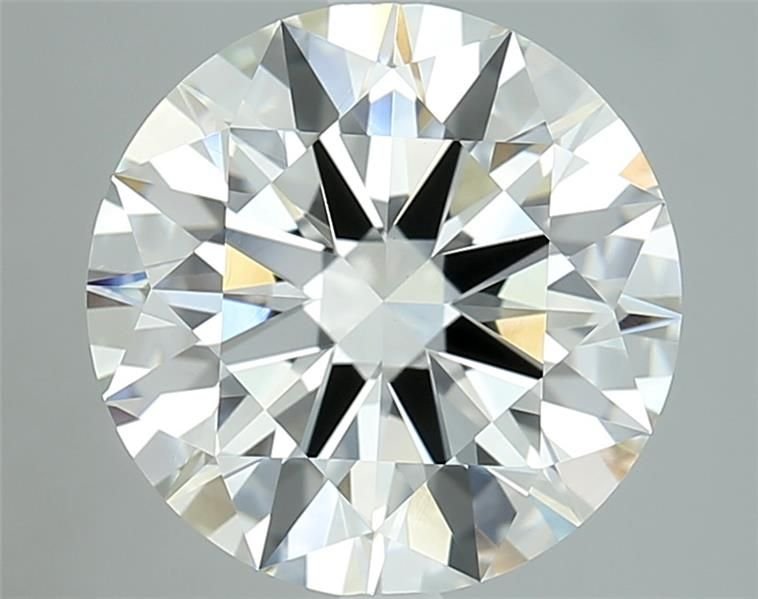 4.01ct H VVS2 Rare Carat Ideal Cut Round Diamond