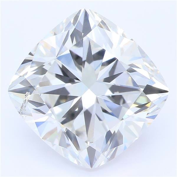 4.01ct H SI1 Very Good Cut Cushion Lab Grown Diamond