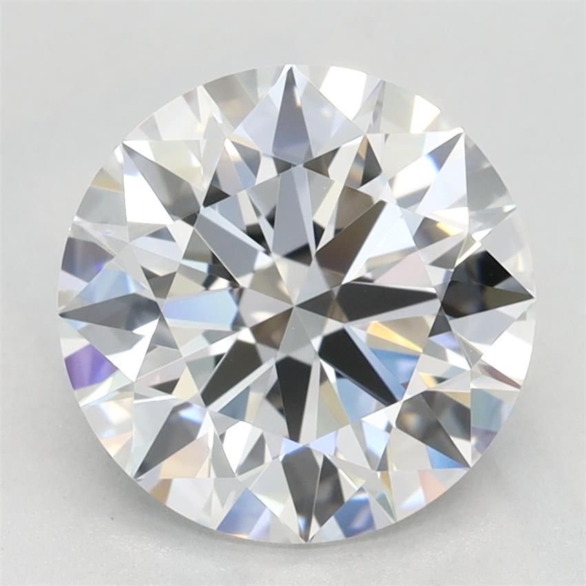 2.57ct D VVS1 Rare Carat Ideal Cut Round Lab Grown Diamond