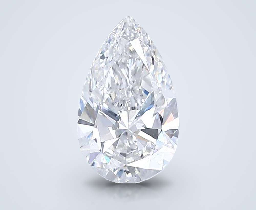 1.00 Carat Pear Lab Diamond