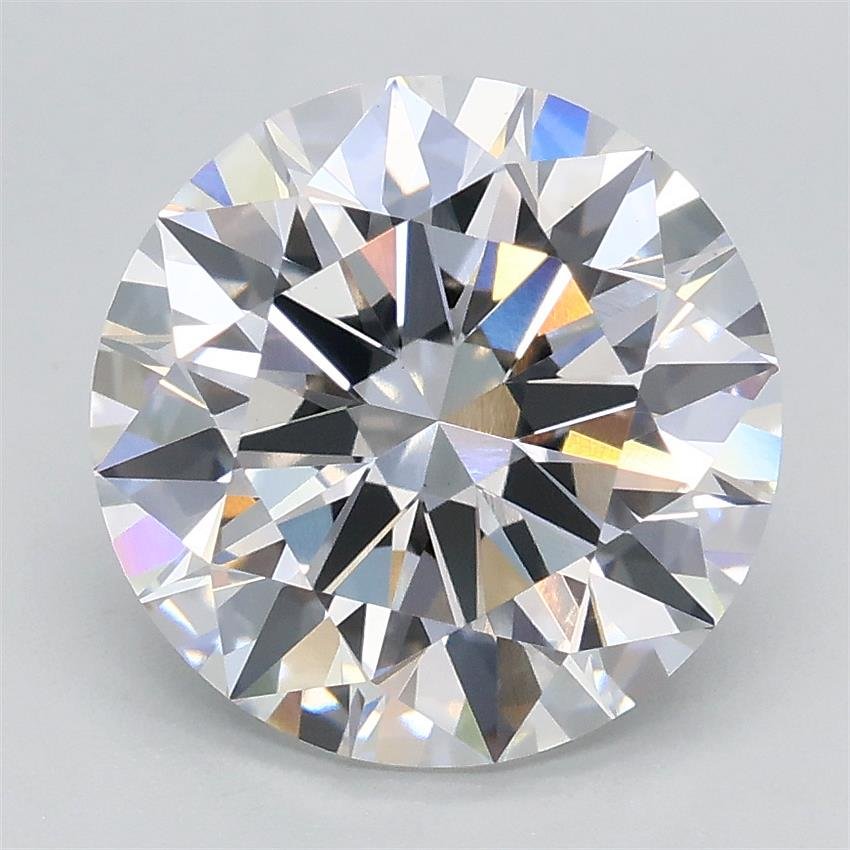 3.08ct E VS1 Rare Carat Ideal Cut Round Lab Grown Diamond