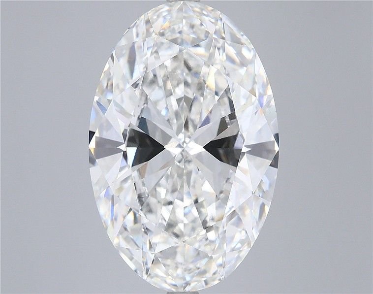 10.09ct F VS1 Rare Carat Ideal Cut Oval Lab Grown Diamond