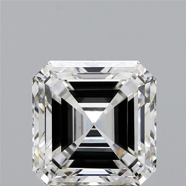 3.15ct H VS1 Very Good Cut Asscher Lab Grown Diamond