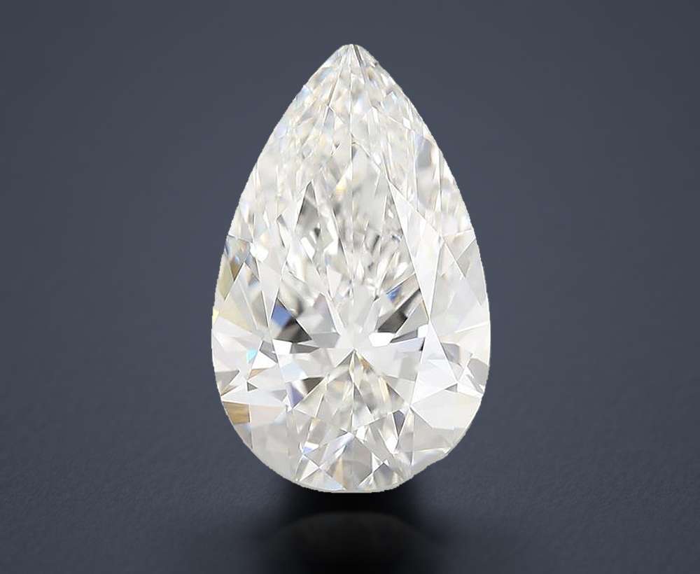 2.08 Carat Pear Lab Diamond