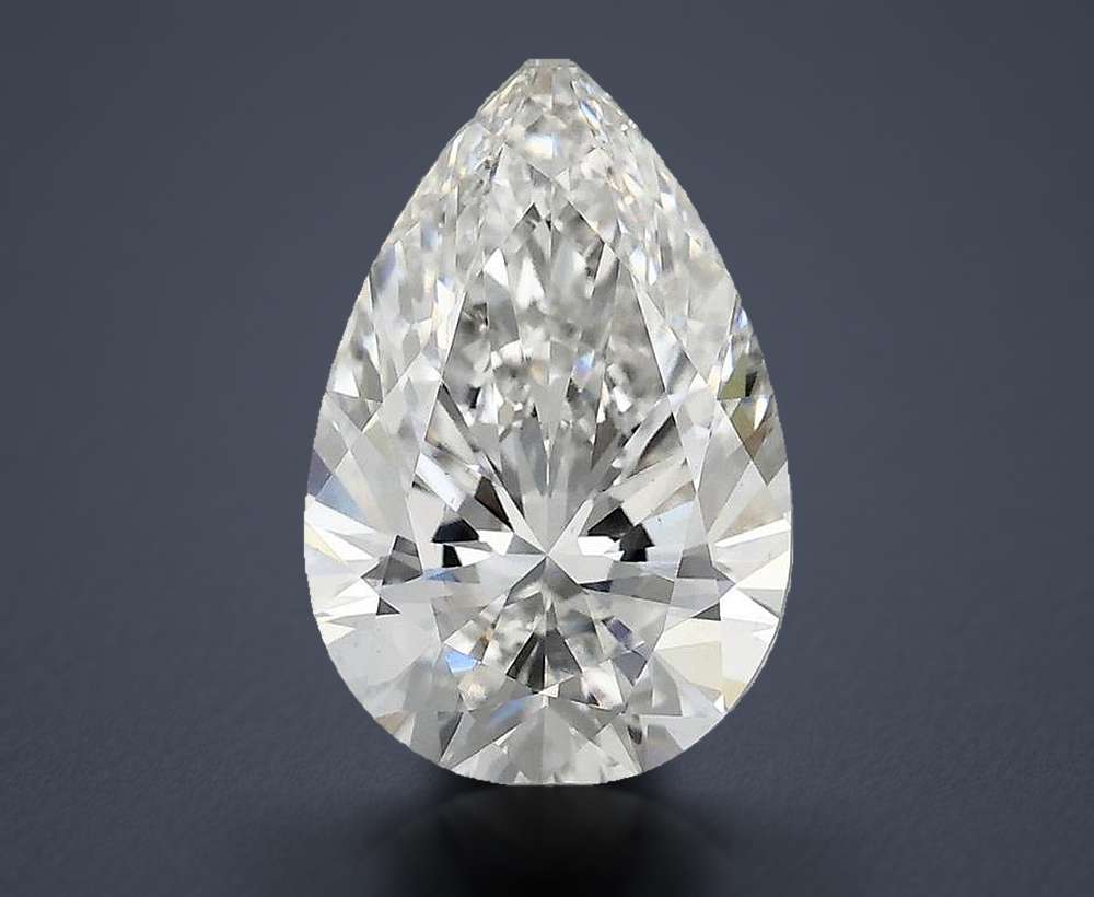 2.80 Carat Pear Lab Diamond