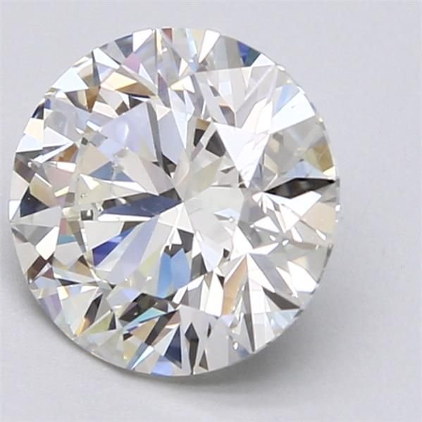 2.51ct I SI2 Rare Carat Ideal Cut Round Diamond