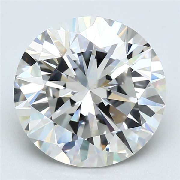 3.99ct I VVS1 Very Good Cut Round Diamond