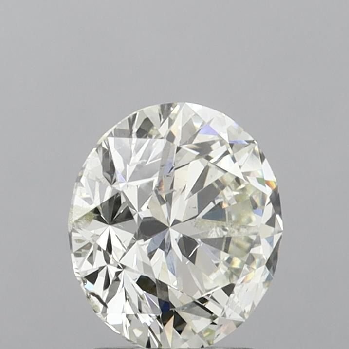 2.06ct J SI2 Rare Carat Ideal Cut Round Diamond