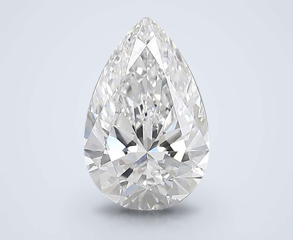 0.72 Carat Pear Natural Diamond