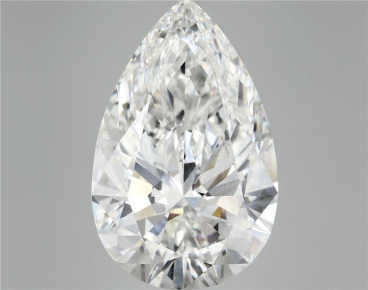 11.21ct F VVS2 Rare Carat Ideal Cut Pear Lab Grown Diamond