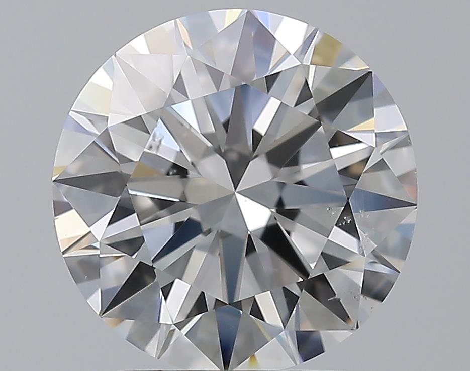 2.82ct E SI1 Rare Carat Ideal Cut Round Diamond