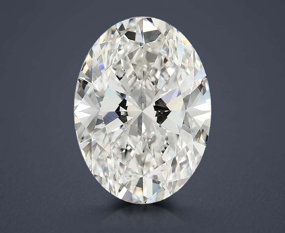 3.93 Carat Oval Lab Diamond
