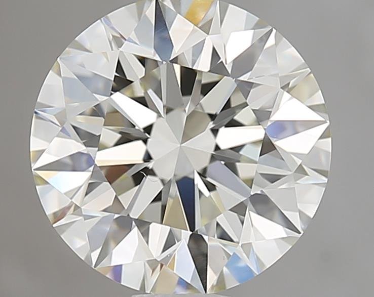 2.06ct K VVS2 Rare Carat Ideal Cut Round Diamond