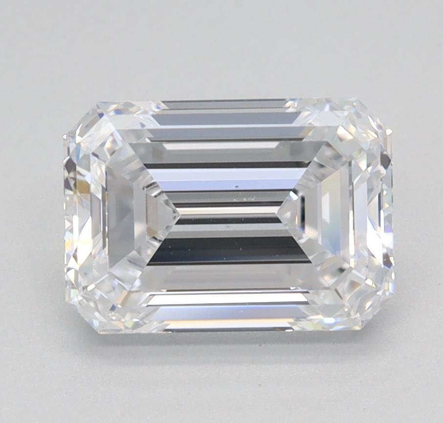 1.60ct D VS1 Excellent Cut Emerald Lab Grown Diamond