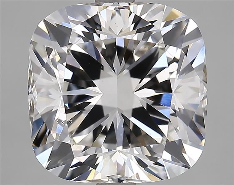 5.66ct J VS2 Rare Carat Ideal Cut Cushion Lab Grown Diamond