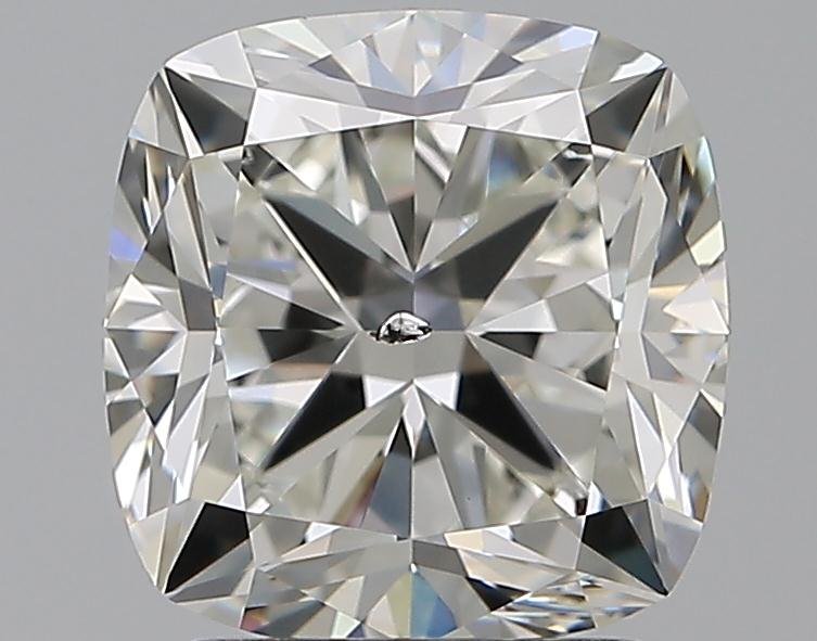 2.01ct I SI2 Rare Carat Ideal Cut Cushion Diamond