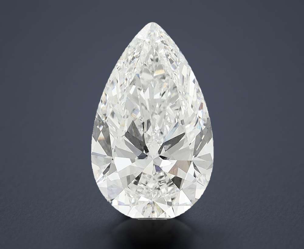 8.50 Carat Pear Lab Diamond