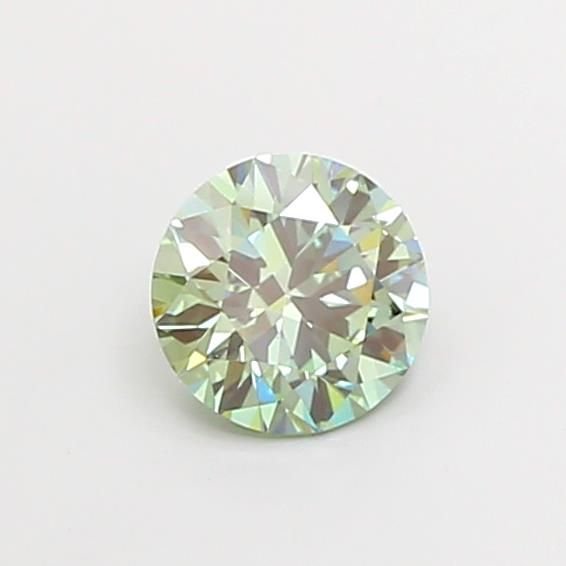 1.00 Ct. Fancy Vivid Green Round Lab Diamond