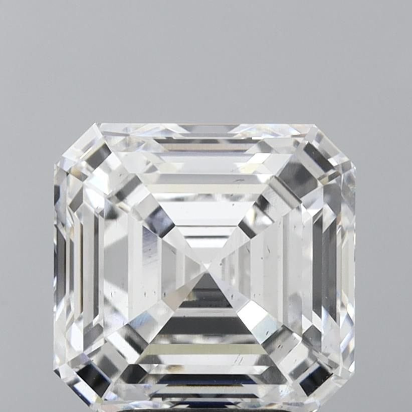 4.11ct E VS2 Rare Carat Ideal Cut Asscher Lab Grown Diamond